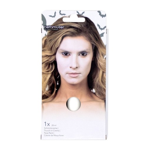 Party White face paint, make-up 28 ml