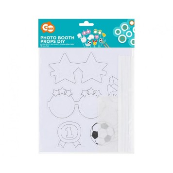 Football Fun colorable photo props 10-piece set