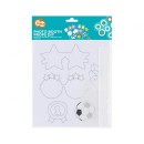 Football Fun colorable photo props 10-piece set