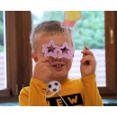 Football Fun colorable photo props 10-piece set