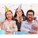 Party Gold-Silver Gold-Silver Set 12 pieces