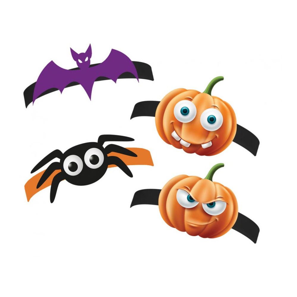 Halloween Boo headband 4 pcs