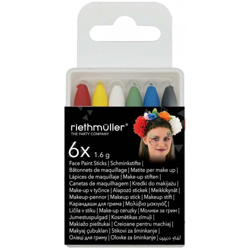 Halloween face painting set 6 pieces