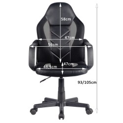 FOTEL GAMINGOWY F4G FG-C18 CZARNY