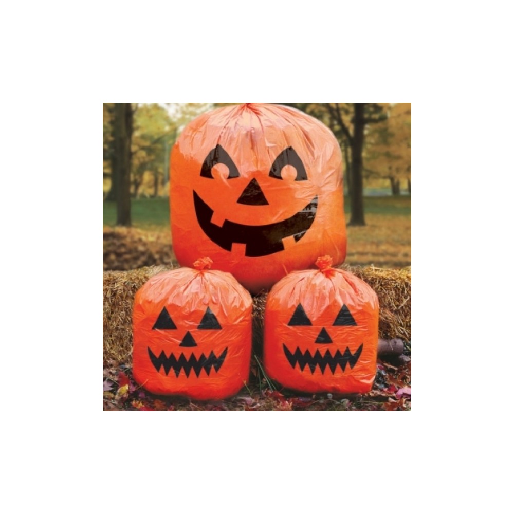 Halloween decorative leaf bag 3-piece set