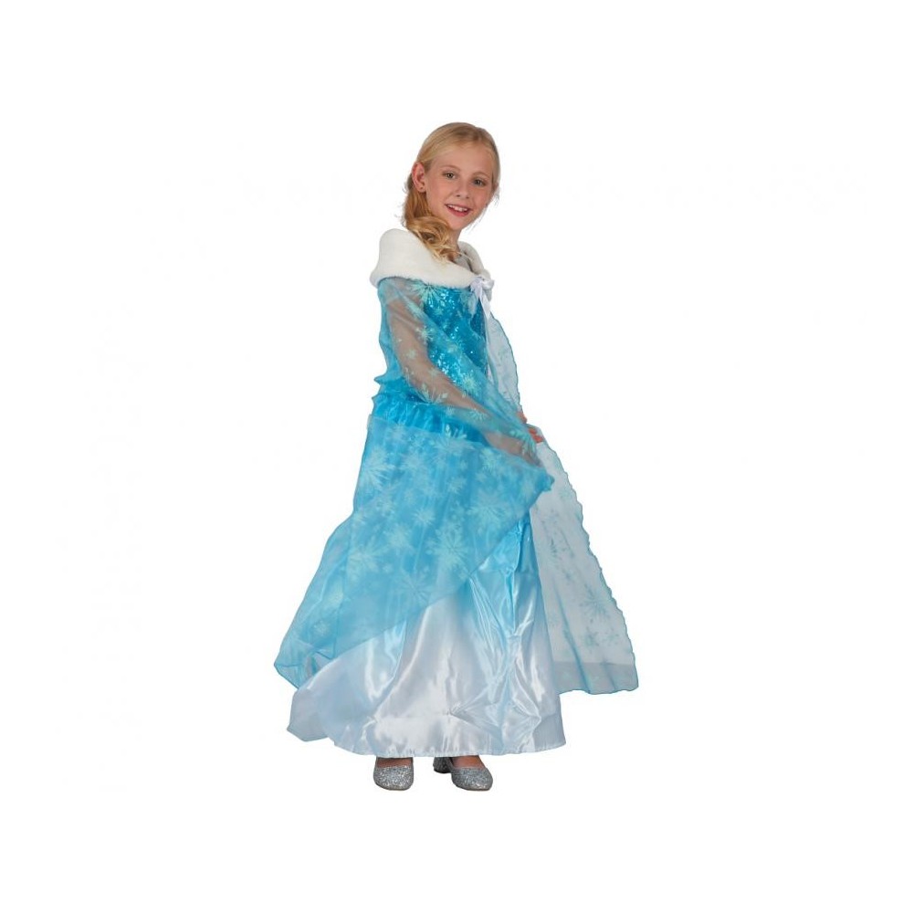 Princess Blue Princess cloak with collar 110/120 cm