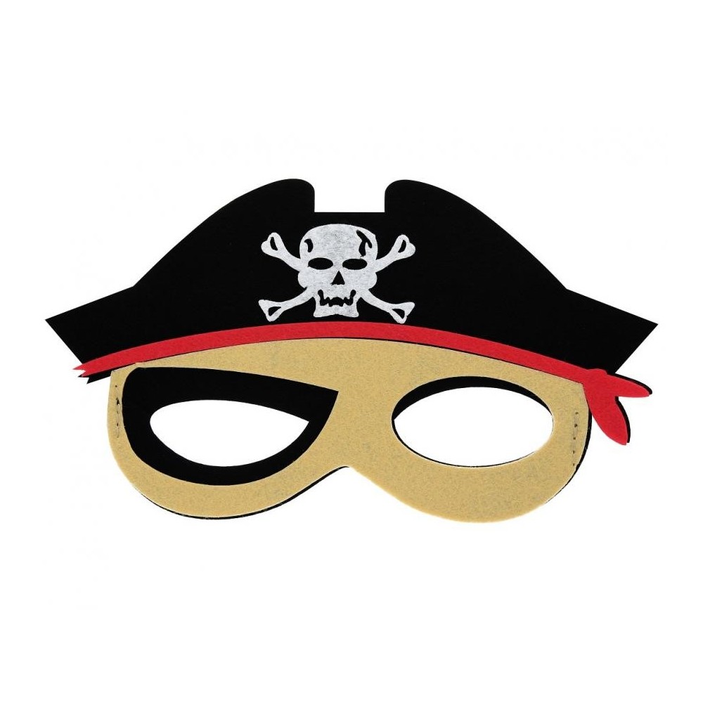 Animals Pirate Pirate felt mask 22 cm