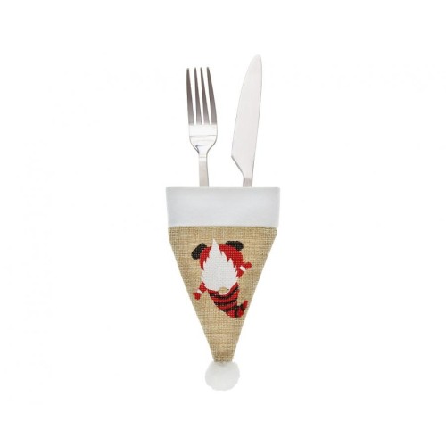 Christmas Gnome, Cutlery Jacket 11 cm