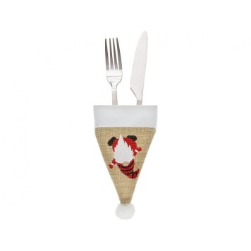 Christmas Gnome, Cutlery Jacket 11 cm