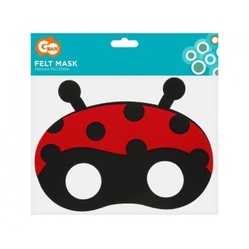 Animals Ladybug Ladybug felt mask 18.5 cm