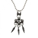 Skull necklace, costume accessory