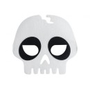 Skull White filc mask 18 cm