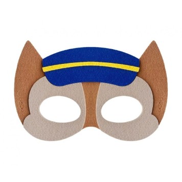 Animals Dog Brigade Police Dog Felt Mask 18 cm