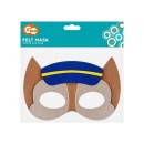 Animals Dog Brigade Police Dog Felt Mask 18 cm