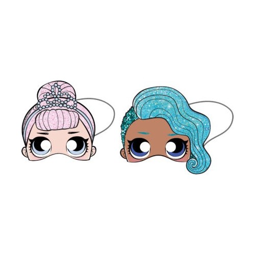 LOL Surprise Glitterati mask, 6 pcs mask