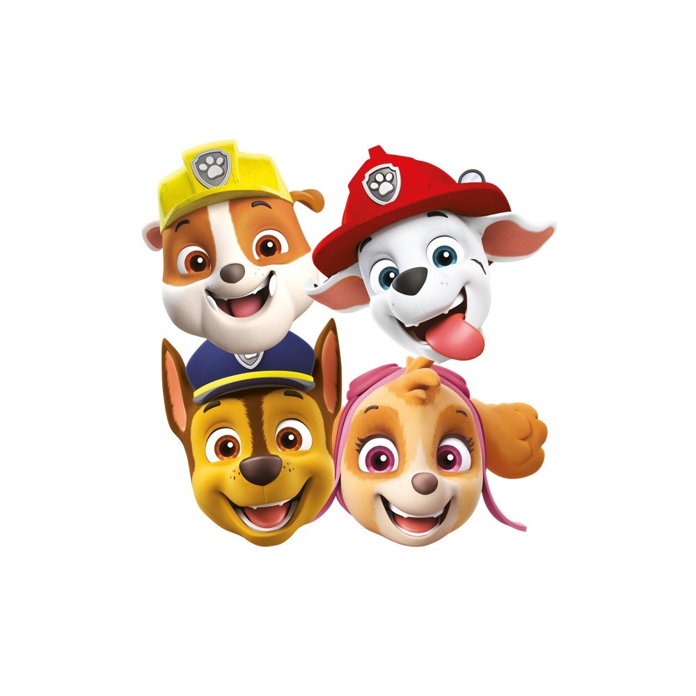 Paw Patrol Color Paws mask, 8 pieces