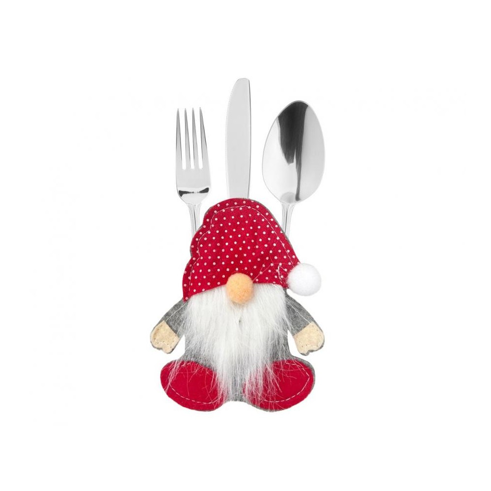 Christmas Gnome Elf cutlery holder