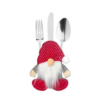 Christmas Gnome Elf cutlery holder