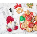 Christmas Gnome Elf cutlery holder