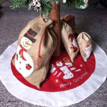 Christmas Gnome Santa sack 24 cm