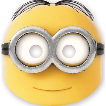 Minions The Rise of Gru mask, set of 6