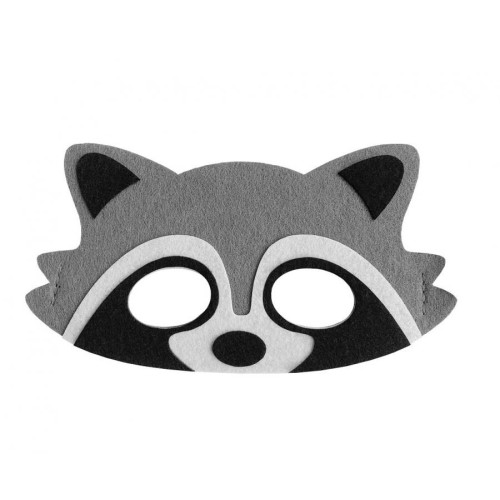Animals Raccoon Raccoon Felt Mask 18 cm