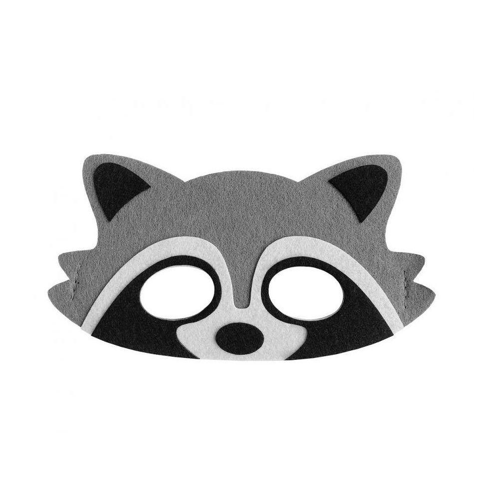 Animals Raccoon Raccoon Felt Mask 18 cm