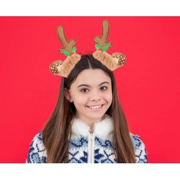 Christmas Brown Deer Headband