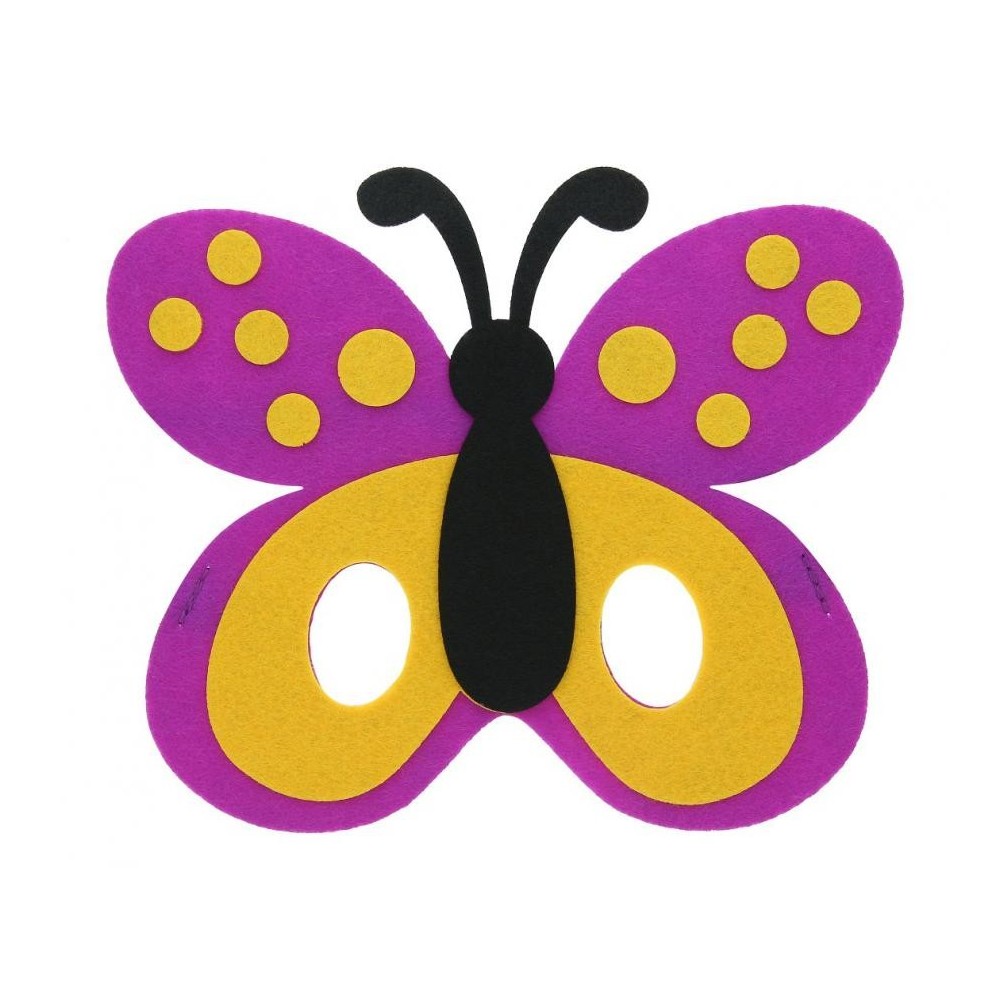 Animals Butterfly Butterfly felt mask 18 cm