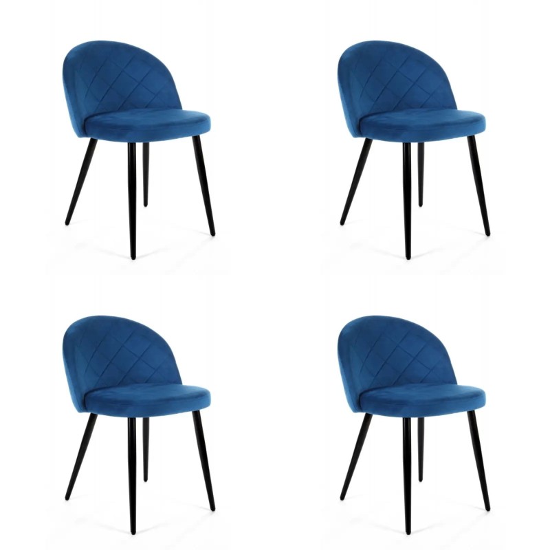 4x KRZESŁO SJ.077 GRANATOWY 4x KRZESŁO SJ.077 GRANATOWY