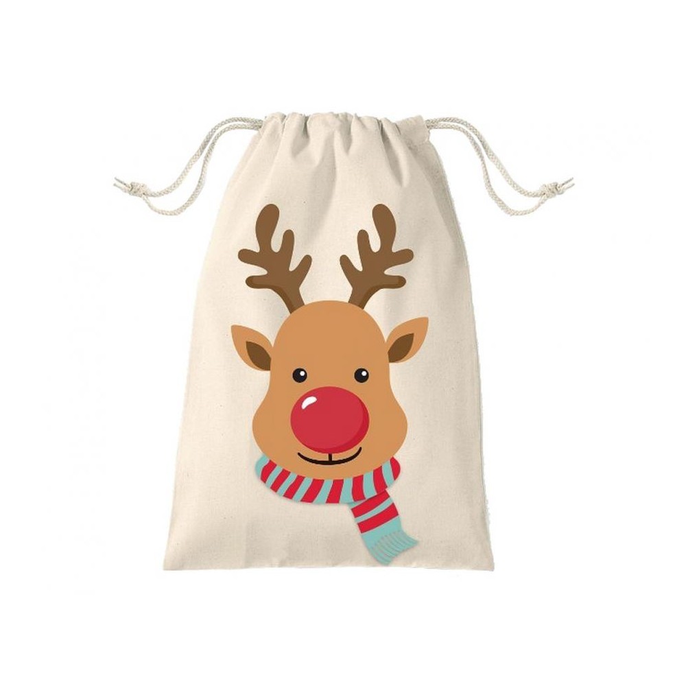 Christmas Reindeer, Reindeer sack 80 cm