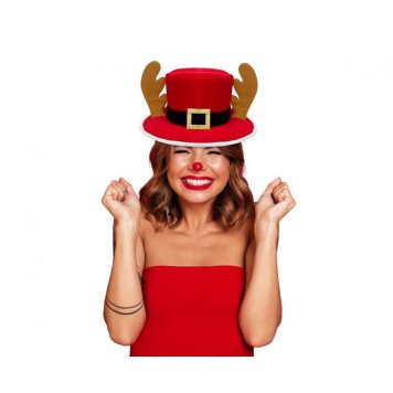 Christmas Brown Reindeer Cylinder