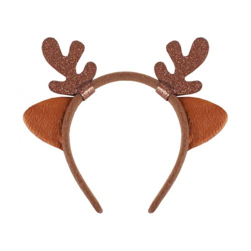 Christmas Brown Reindeer Headband