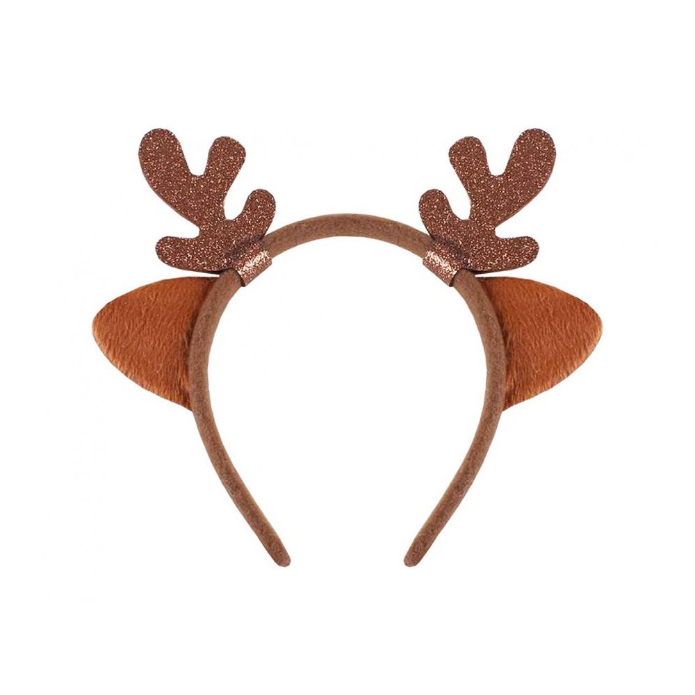 Christmas Brown Reindeer Headband