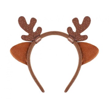 Christmas Brown Reindeer Headband