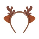 Christmas Brown Reindeer Headband