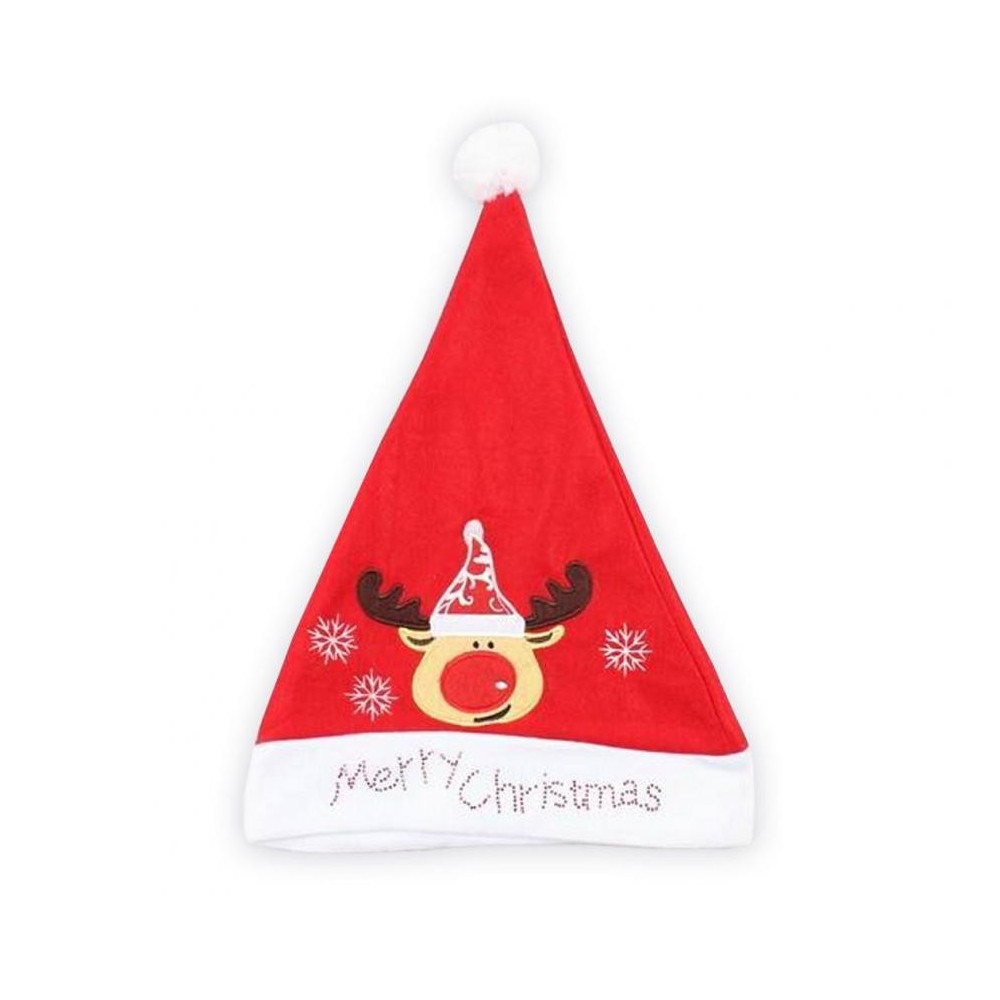 Christmas Reindeer Reindeer Santa Hat Grade II
