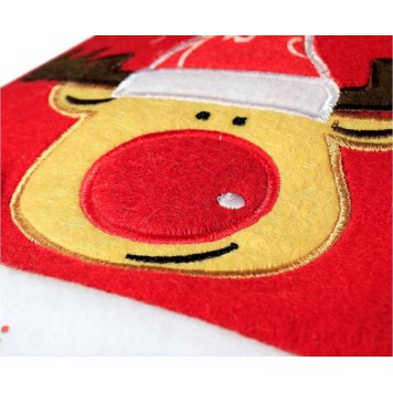 Christmas Reindeer Reindeer Santa Hat Grade II