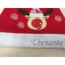 Christmas Reindeer Reindeer Santa Hat Grade II