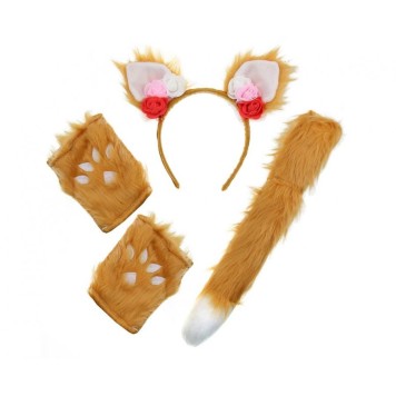 Fox costume accessory set