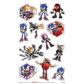 Sonic the Hedgehog Prime tattoo set of 12