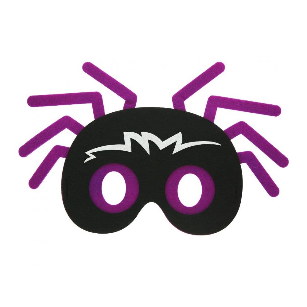 Halloween Spider, Felt Mask 22 cm