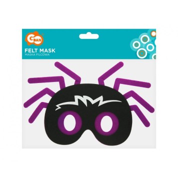 Halloween Spider, Felt Mask 22 cm