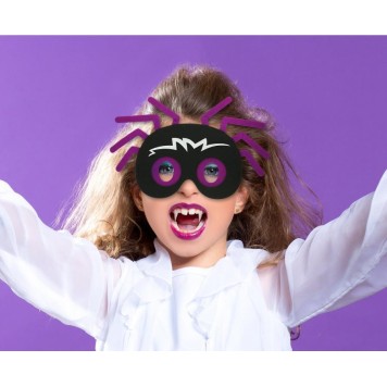 Halloween Spider, Felt Mask 22 cm