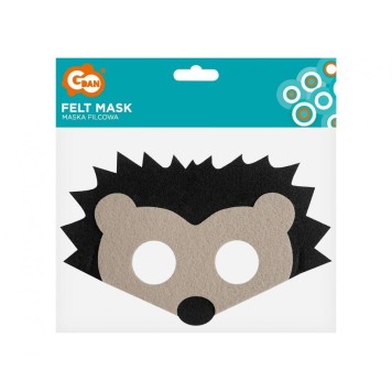 Animals Hedgehog Hedgehog felt mask 17.5 cm