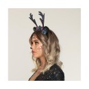 Christmas Rose Reindeer Antler Headband