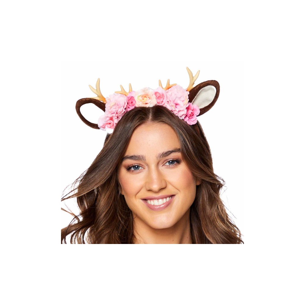 Animals Rose Deer Headband