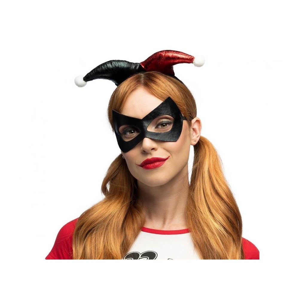 Colour Harlequin costume accessory set