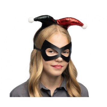 Colour Harlequin costume accessory set