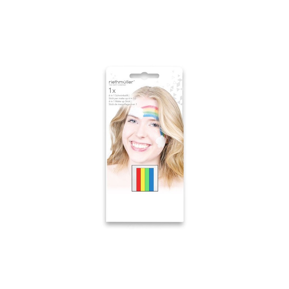 Party Rainbow face paint set